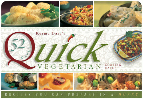 Quick Vegetarian Cards: Recipes You Can Prepare in a Hurry book cover by Kurma Dasa