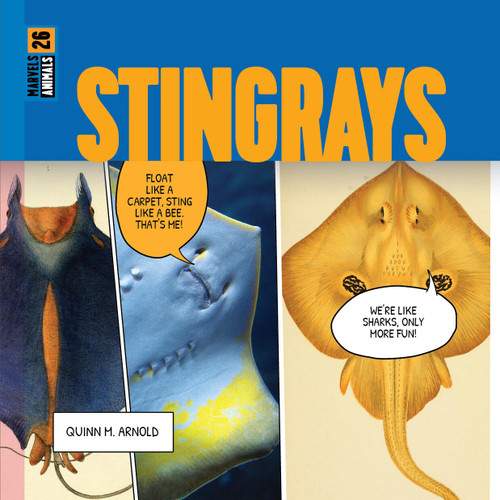 Stingrays book cover by Quinn M. Arnold