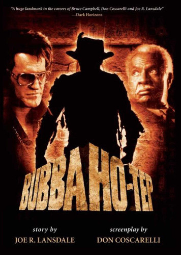 Bubba Ho-Tep book cover by Joe R. Lansdale, Don Coscarelli