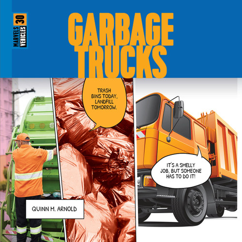 Garbage Trucks book cover by Quinn M. Arnold