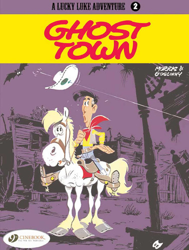 Ghost Town (Lucky Luke) book cover by Morris, Goscinny