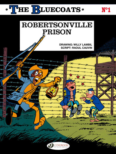 Robertsonville Prison (The Bluecoats) book cover by Raoul Cauvin