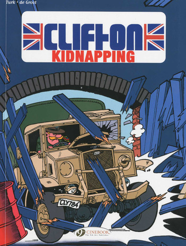 Kidnapping (Clifton) book cover by Bob DE GROOT