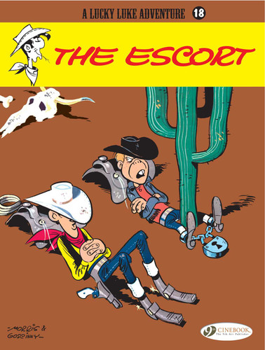 The Escort (Lucky Luke) book cover by Rene Goscinny