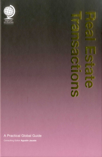 Real Estate Transactions: A Practical Global Guide book cover by 