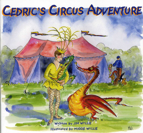 Cedric's Circus Adventure book cover by Jim Wyllie