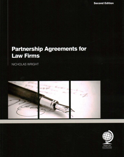 Partnership Agreements for Law Firms book cover by Nicholas Wright