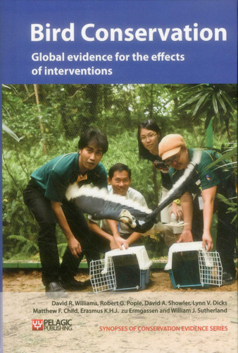 Bird Conservation: Global evidence for the effects of interventions (Synopses of Conservation Evidence) book cover by David R. Williams, Robert G. Pople, David A. Showler, Lynn V. Dicks, Matthew F. Child, Erasmus K.H.J. zu Ermgassen, William J. Sutherland