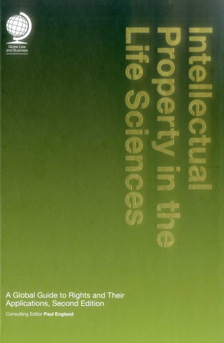 Intellectual Property Life Science book cover by England, Wessing