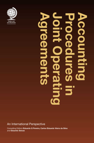 Accounting Procedures in Joint Operating Agreements: An International Perspective book cover by Eduardo G. Pereira