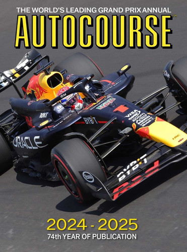 AUTOCOURSE 2024-25 book cover by Tony Dodgins, Maurice Hamilton, Gordon Kirby