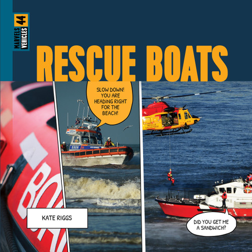 Rescue Boats book cover by Kate Riggs