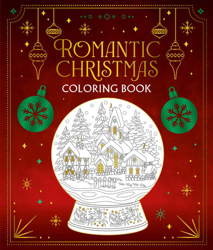 Romantic Christmas Coloring Book (Rockpool Coloring) book cover by Rockpool Publishing