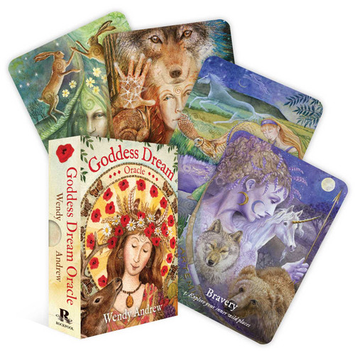 Goddess Dream Oracle (Rockpool Oracle) book cover by Wendy Andrew