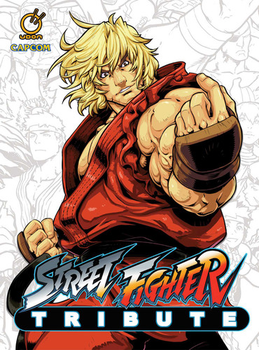 Street Fighter Tribute (Hardcover) (Capcom Tribute Artbook) book cover by Udon