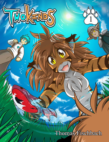 Twokinds Vol. 1 book cover by Thomas Fischbach