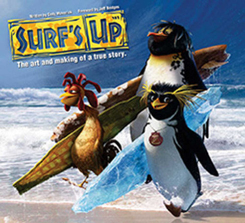 Surf's Up: The Art and Making of a True Story book cover by Cody Maverick, Jerry Schmitz