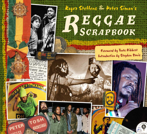 Reggae Scrapbook book cover by Roger Steffens
