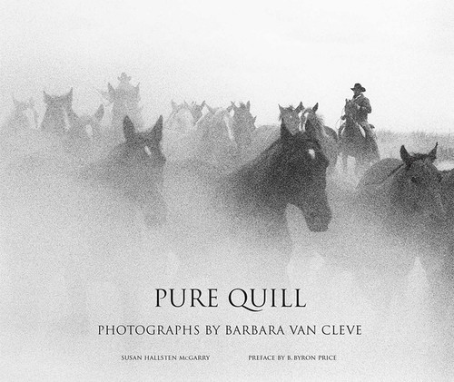 Pure Quill: Photographs by Barbara Van Cleve book cover by Susan Hallsten McGarry