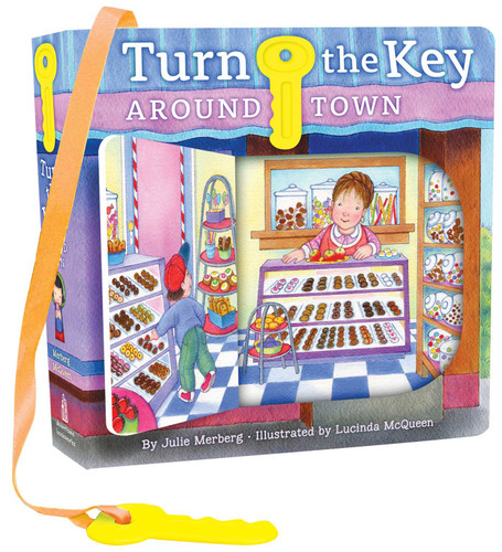 Turn the Key: Around Town: Look and See! book cover by Julie Merberg
