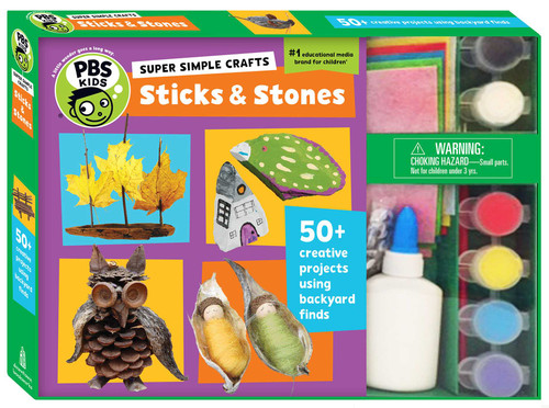 Super Simple Crafts: Sticks and Stones (PBS Kids) book cover by Editors of PBS KIDS