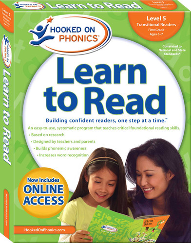 Hooked on Phonics Learn to Read - Level 5: Transitional Readers (First Grade | Ages 6-7) (Learn to Read) book cover by 