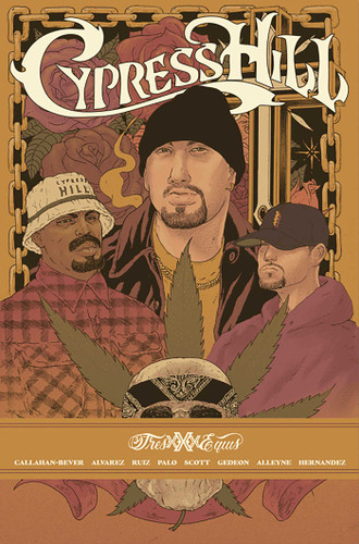 Cypress Hill Tres Equis book cover by Noah Callahan-Bever, Gabriel Alvarez, Cypress Hill, Z2 Comics
