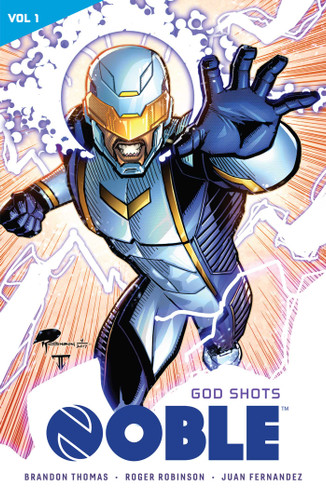 Noble Vol. 1: God Shots book cover by Brandon Thomas