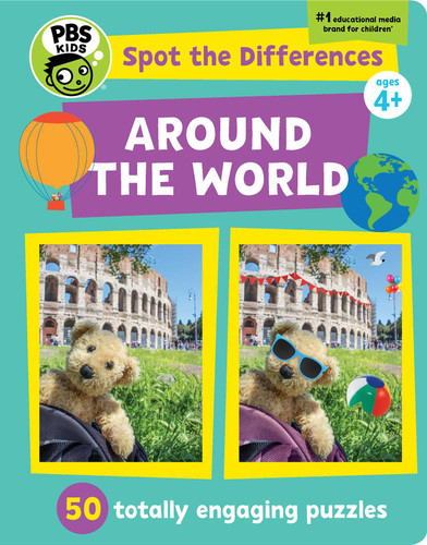 Spot the Differences: Around the World: 50 Totally Engaging Puzzles! (PBS Kids) book cover by Sarah Parvis