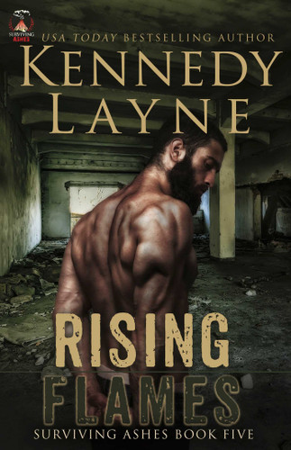 Rising Flames: Surviving Ashes, Book 5 (Surviving Ashes) book cover by Kennedy Layne