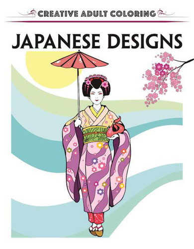 Creative Escapes Coloring Book: Japanese Designs book cover by Racehorse Publishing