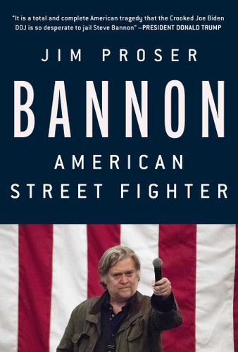 Bannon: American Street Fighter book cover by Jim Proser