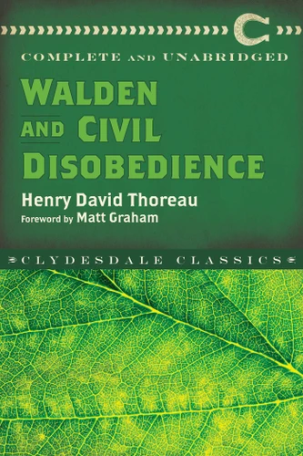 Walden and Civil Disobedience book cover by Henry David Thoreau