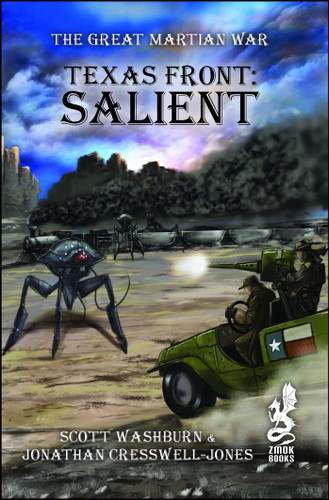 The Texas Front: Salient (The Great Martian War) book cover by Jonathan Cresswell-Jones