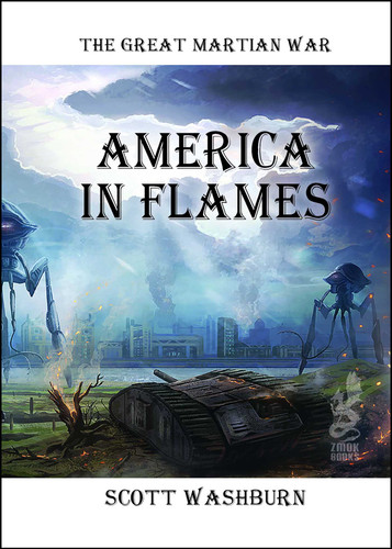 The Great Martian War: America in Flames (The Great Martian War) book cover by Scott Washburn