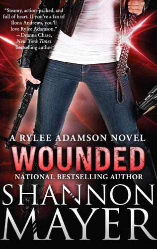 Wounded: A Rylee Adamson Novel, Book 8 (Rylee Adamson) book cover by Shannon Mayer