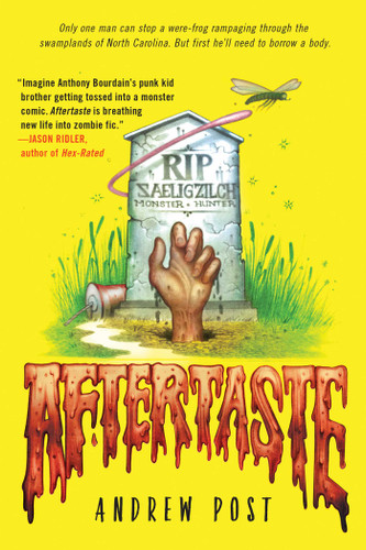 Aftertaste book cover by Andrew Post