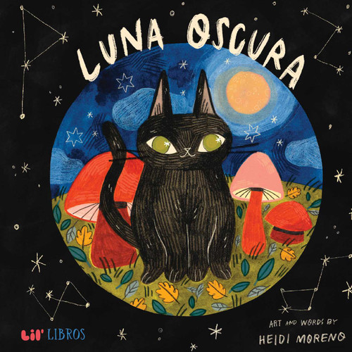 Luna oscura (Bilingual: English/Spanish) book cover by Heidi  Moreno