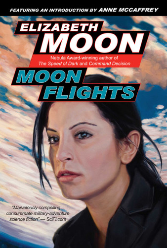 Moon Flights book cover by Elizabeth Moon