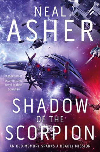 Shadow of the Scorpion book cover by Neal Asher