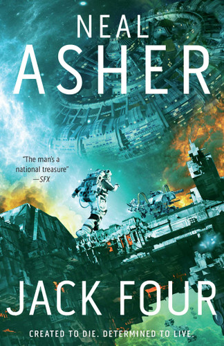 Jack Four book cover by Neal Asher
