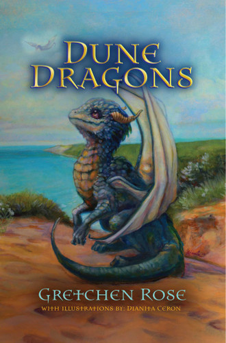 Dune Dragons book cover by Gretchen Rose