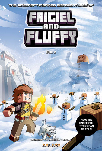 THE MINECRAFT-INSPIRED MISADVENTURES OF FRIGIEL AND FLUFFY VOL. 2 (The Minecraft-Inspired Misadventures of) book cover by Jean-Christophe Derrien, Frigiel