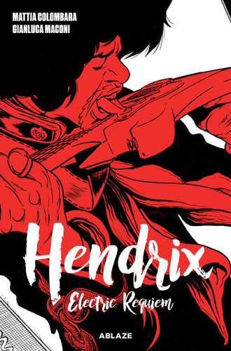 HENDRIX: ELECTRIC REQUIEM book cover by Mattia Colombara, Gianluca Maconi
