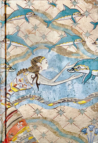 The Dolphins of Knossos (Malkah's Journals) book cover by Mira Z. Amiras