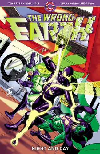The Wrong Earth: Night and Day book cover by Tom Peyer