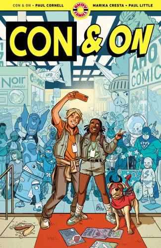 Con & On book cover by Paul Cornell