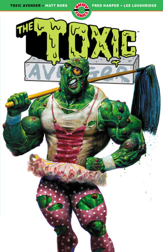 The Toxic Avenger book cover by Matt Bors
