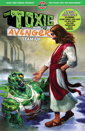 Toxic Avenger Team-Up book cover by Mark Russell, Stuart Moore, Tom Peyer, Bryce Ingman