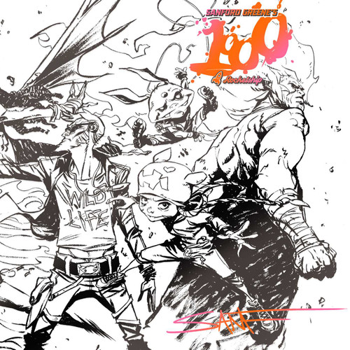 Sanford Greene's 1000 book cover by Chuck Brown